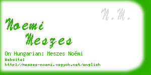 noemi meszes business card